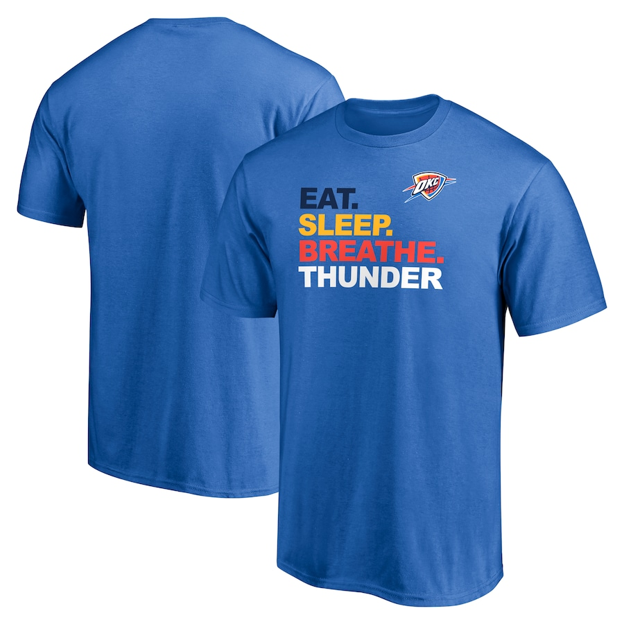 Men Oklahoma City Thunder  short T Shirt 2025 style 24